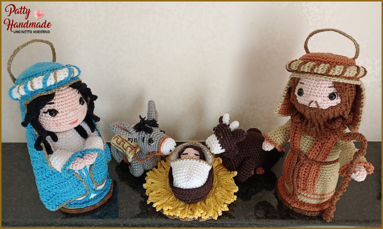 Presepe Amigurumi: Sacra Famiglia