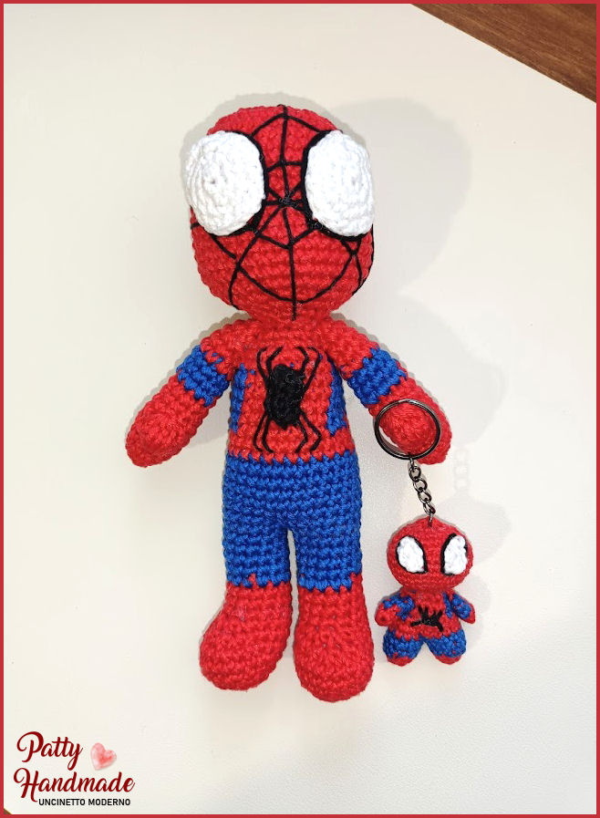 Pupazzetto SPIDER-MAN Amigurumi